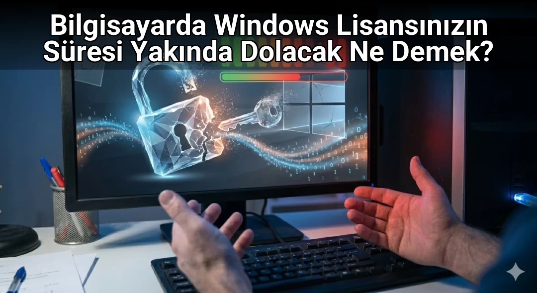 Bilgisayarda Windows Lisansınızın Süresi Yakında Dolacak Ne Demek?
